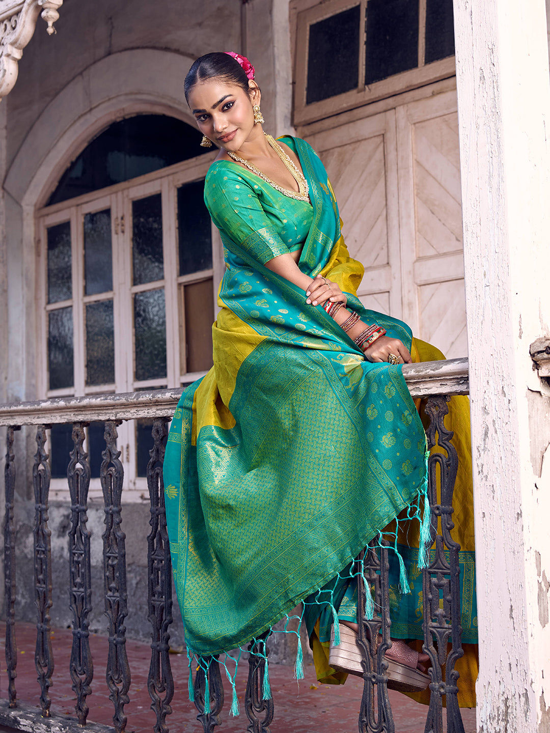 Lyla Silk (D) Ready To Wear Pocket Saree