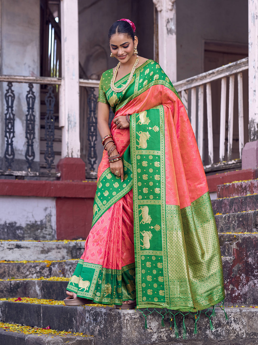 Lyla Silk (C) Ready To Wear Pocket Saree