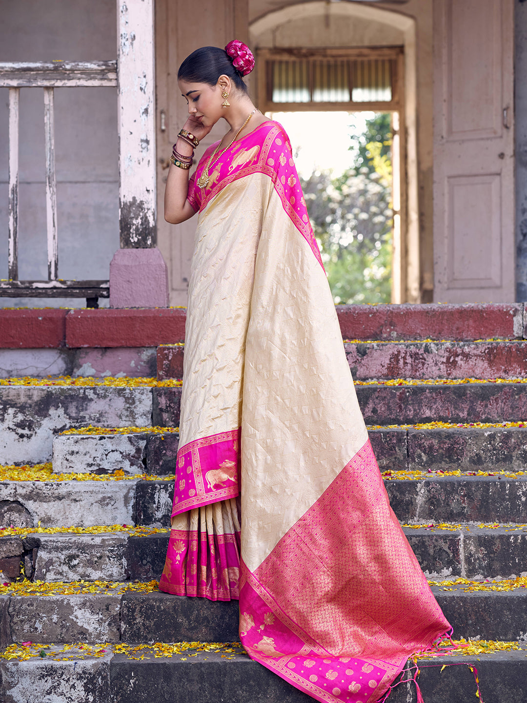 Lyla Silk (F) Ready To Wear Pocket Saree