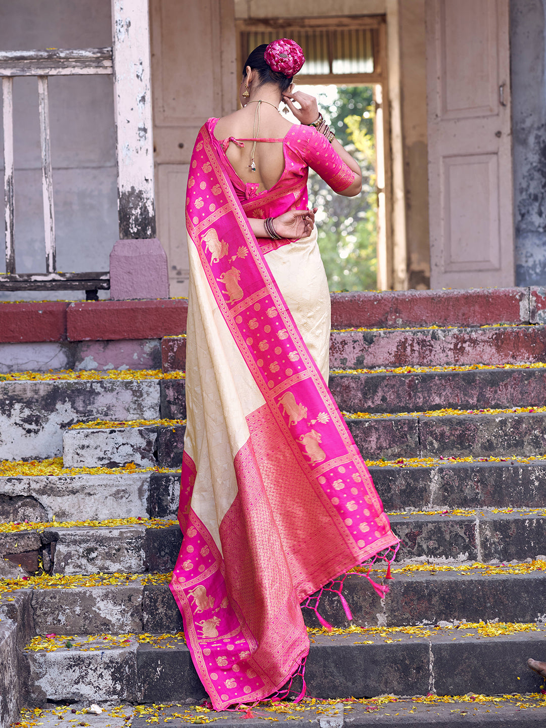 Lyla Silk (F) Ready To Wear Pocket Saree
