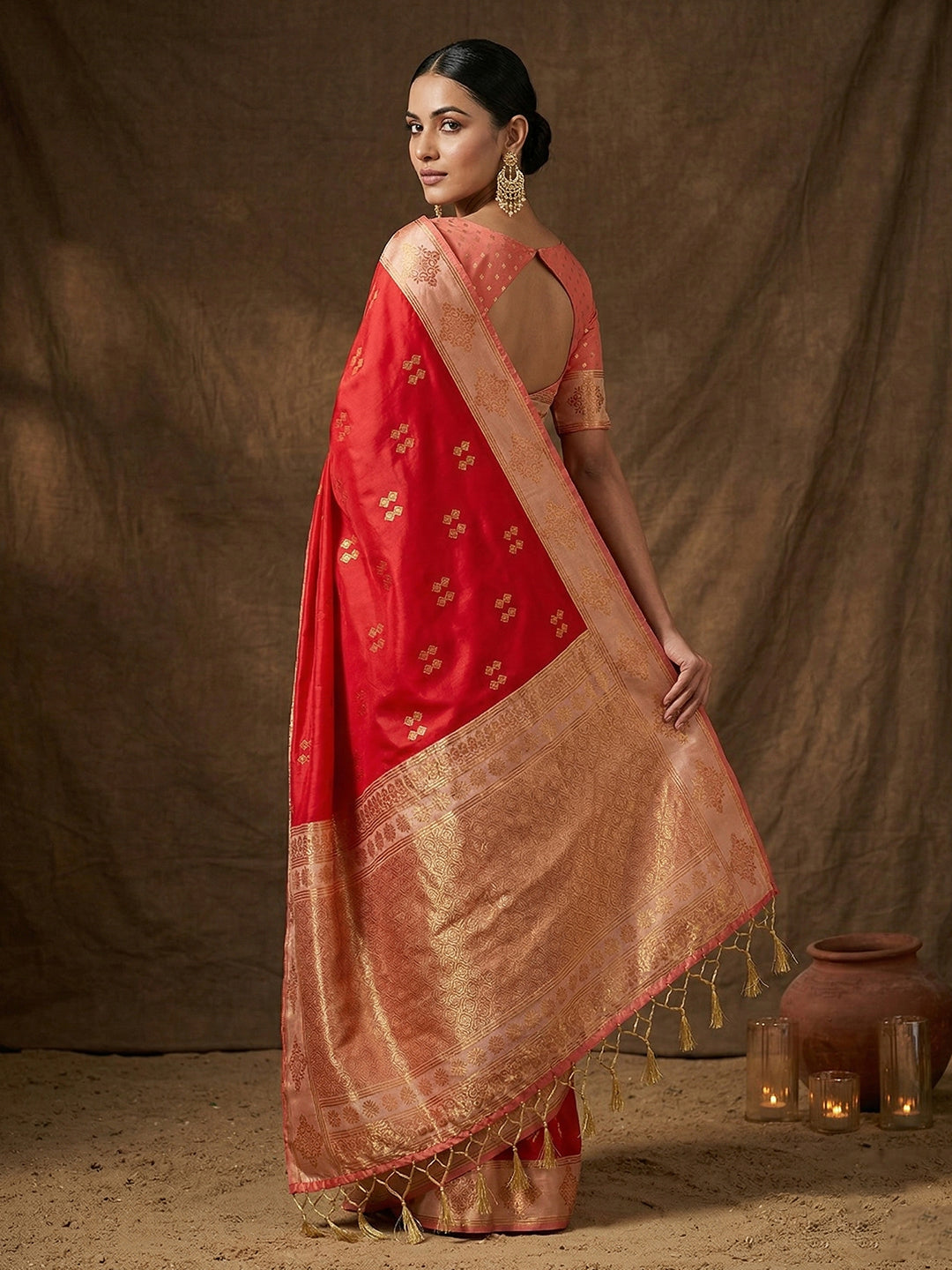 Lavanya Silk (E) Ready To Wear Pocket Saree