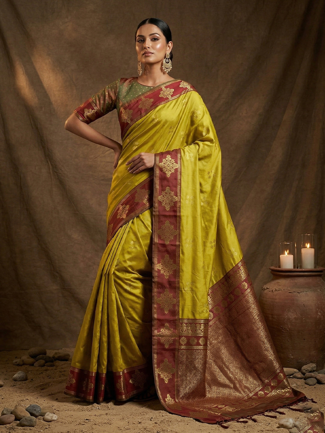 Lavanya Silk (D) Ready To Wear Pocket Saree