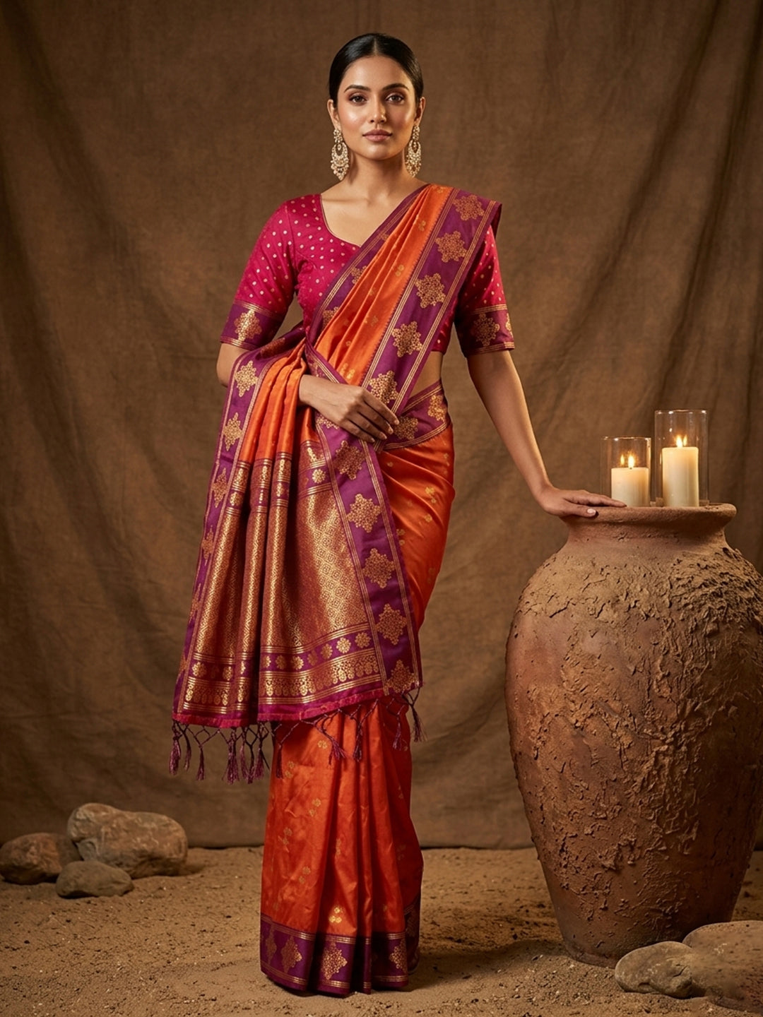 Lavanya Silk (C) Ready To Wear Pocket Saree