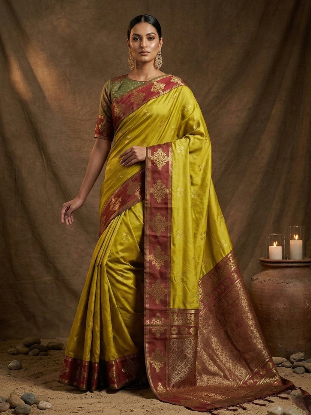 Lavanya Silk (D) Ready To Wear Pocket Saree
