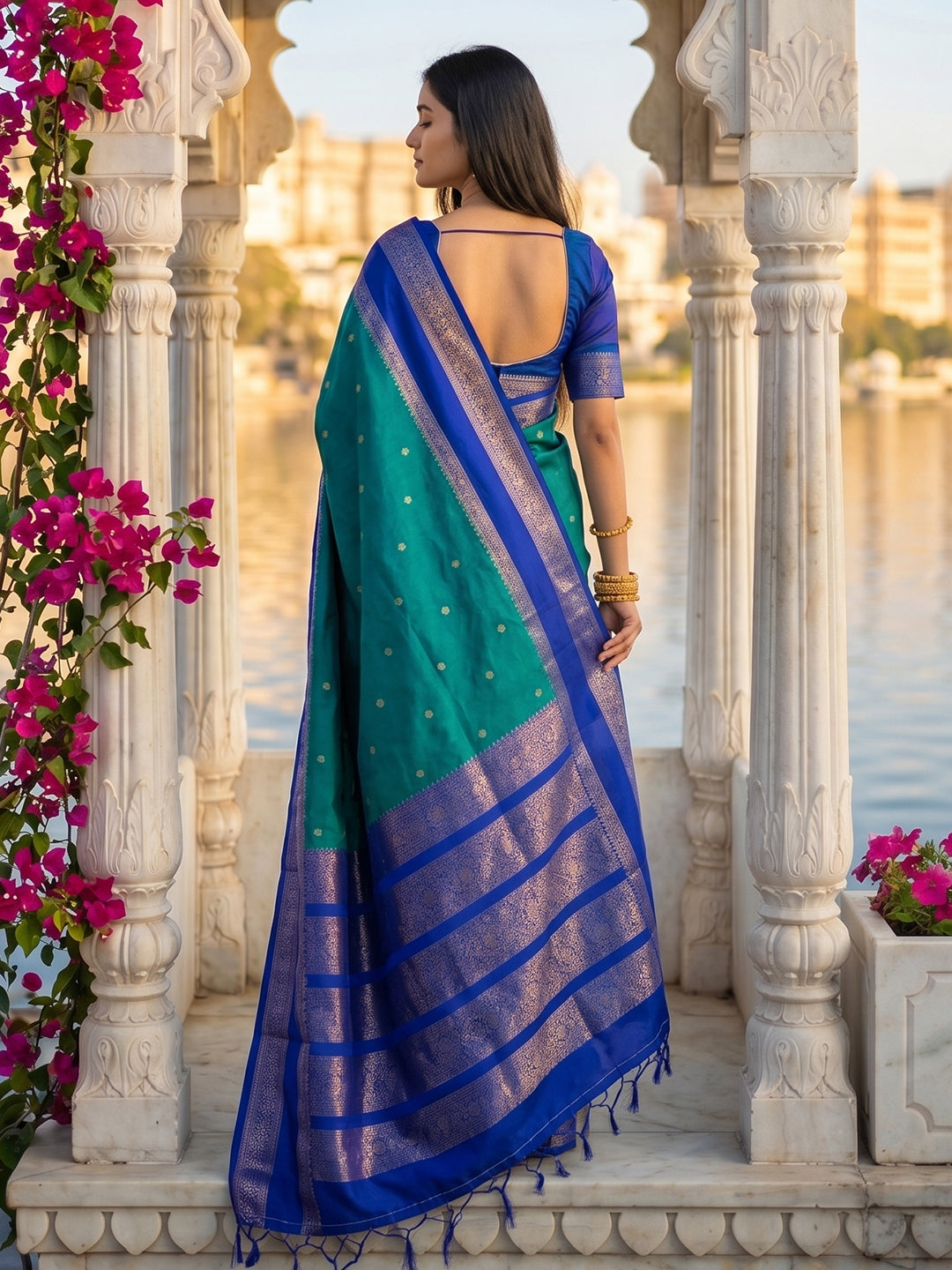 Solin Silk (B) Ready To Wear Pocket Saree
