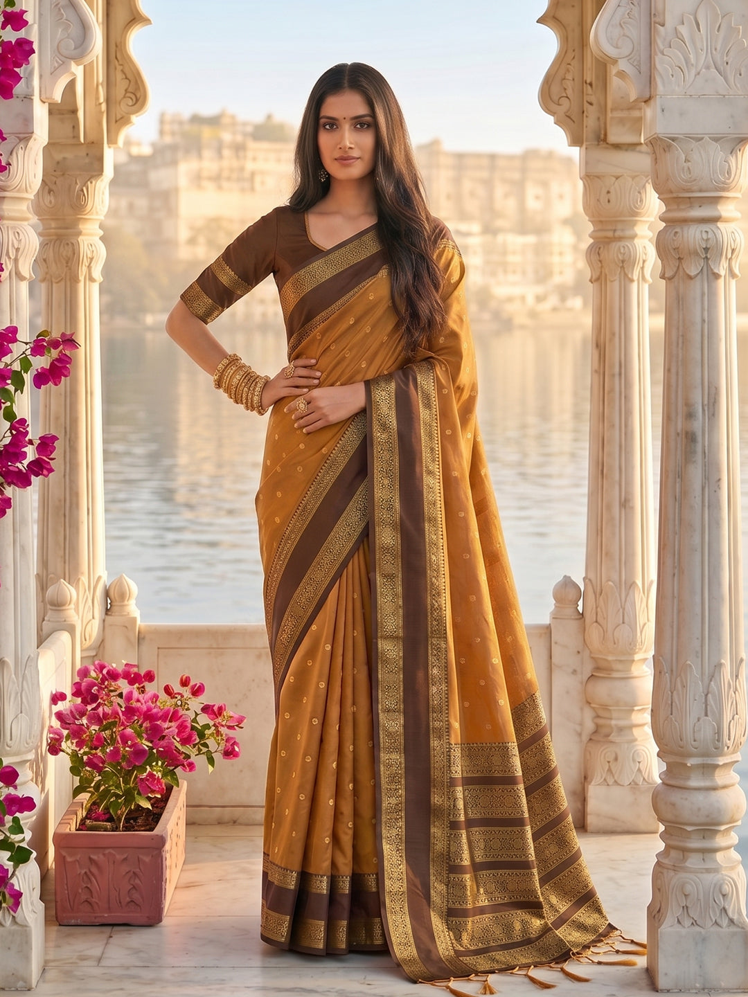 Solin Silk (A) Ready To Wear Pocket Saree