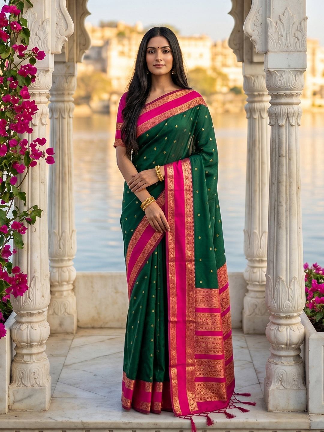 Solin Silk (D) Ready To Wear Pocket Saree