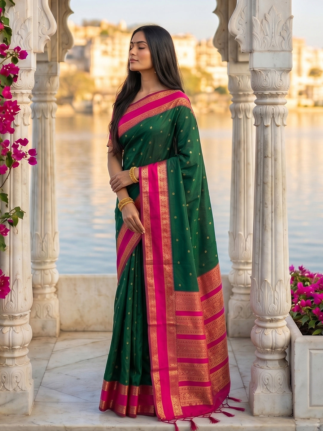 Solin Silk (D) Ready To Wear Pocket Saree