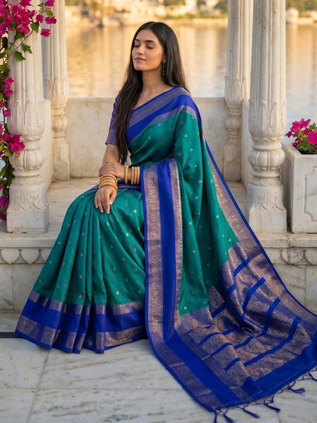 Solin Silk (B) Ready To Wear Pocket Saree