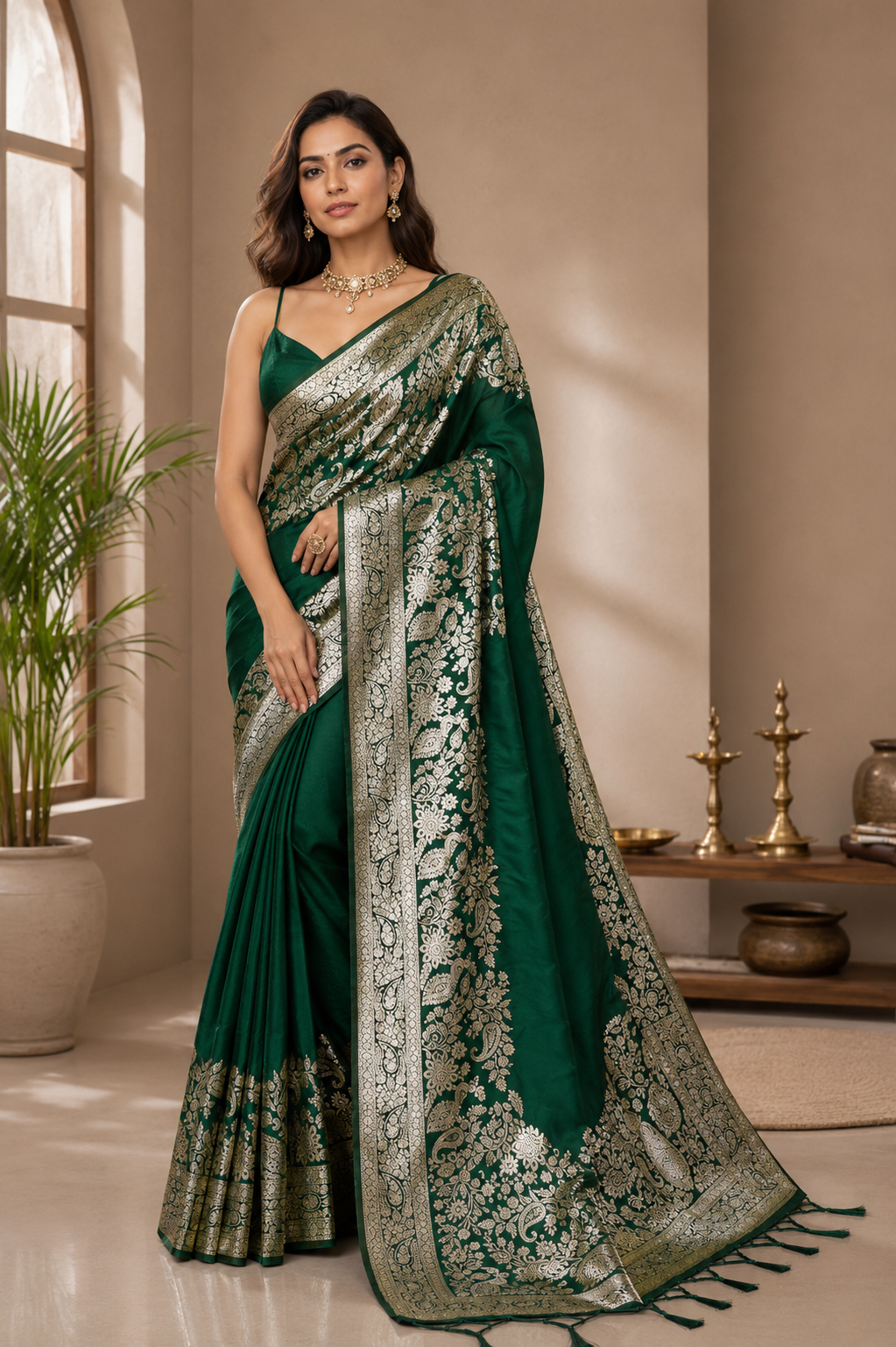 Spotlight Silk (A) Ready To Wear Pocket Saree