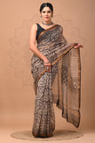 Feather Kota Doria Ready-to-wear Pocket Saree