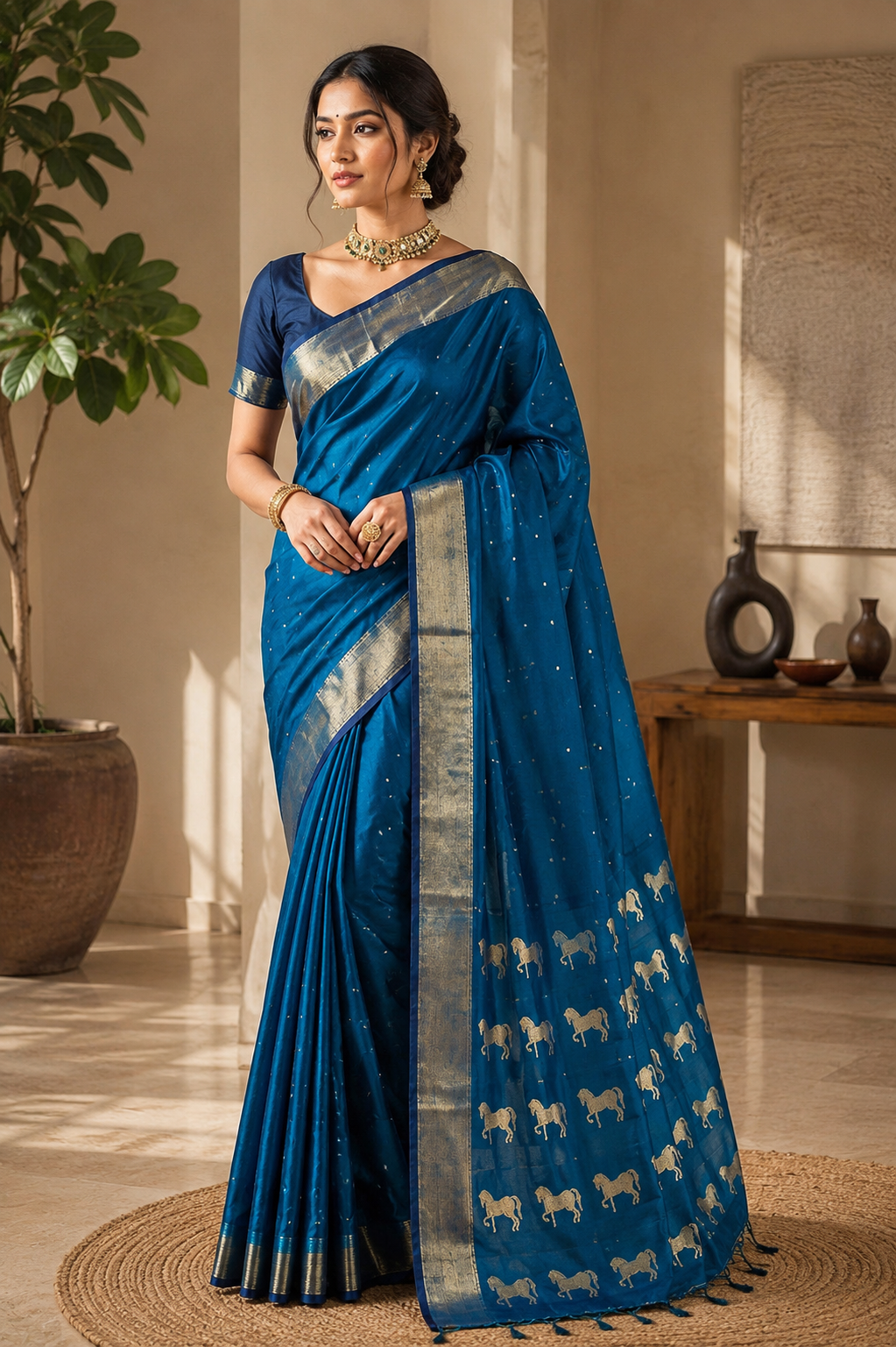 Avyukta Silk (F) Ready To Wear Pocket Saree