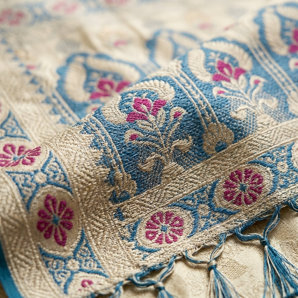 Subtle Splendor Banarasi Silk (B) Ready To Wear Pocket Saree