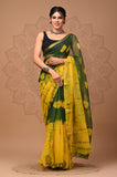 Honeydew Glow Ready-to-wear Pocket Saree