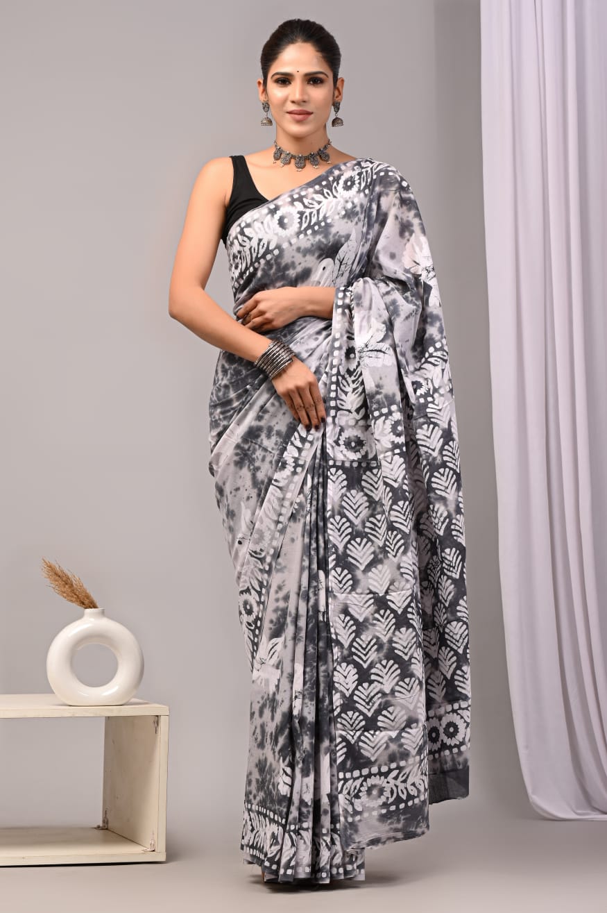Whispers of Cotton Ready To Wear Pocket Saree