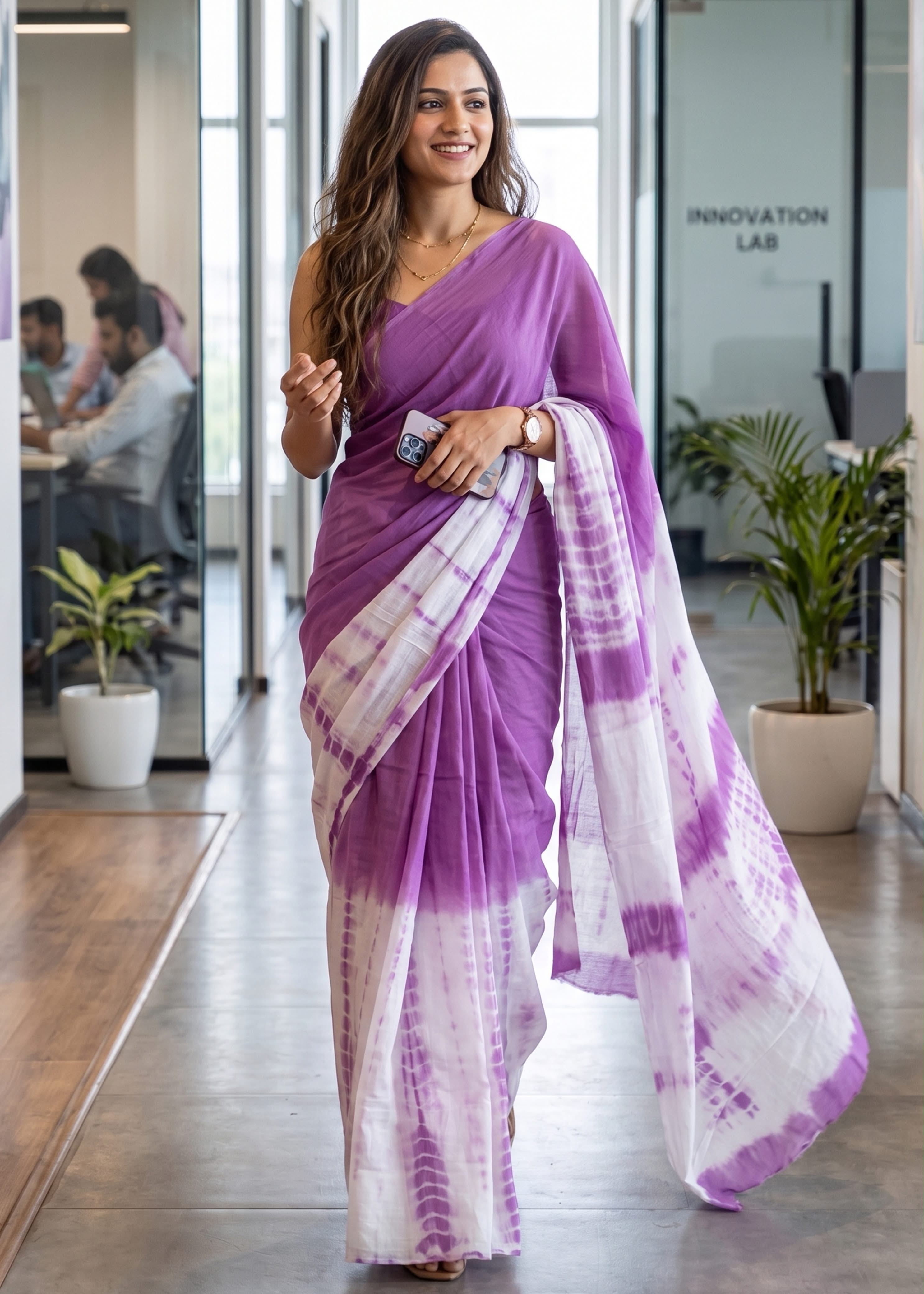 Rangdhara Cotton (D) Ready To Wear Pocket Saree