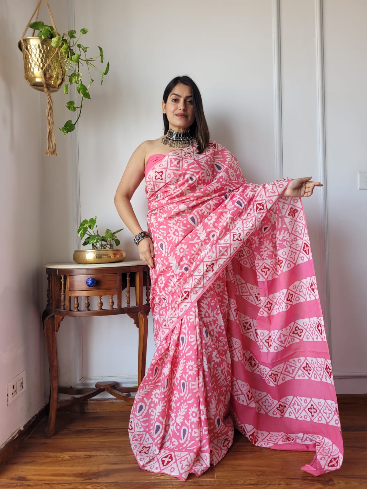 Whispers of Cotton (G) Ready To Wear Pocket Saree