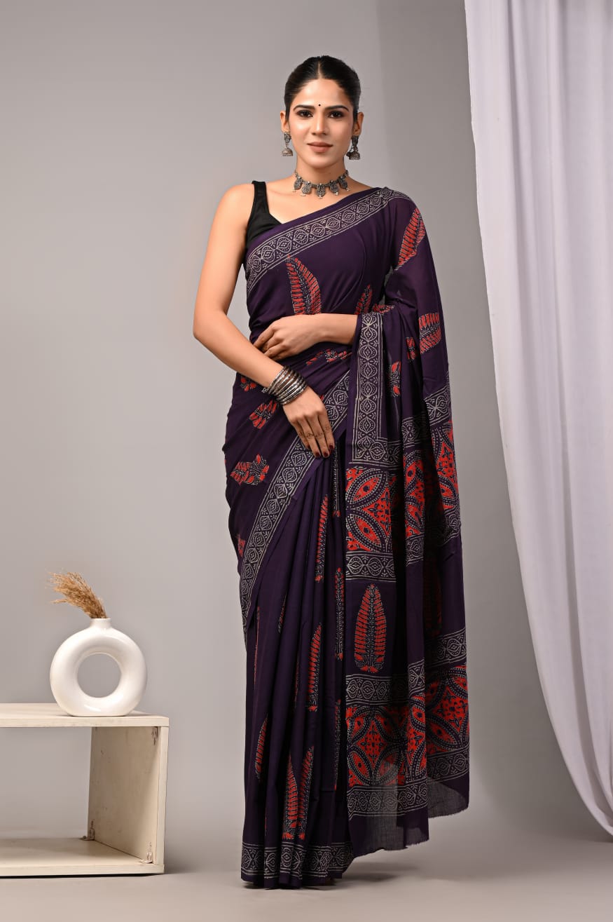Mul Manjari Ready To Wear Pocket Saree