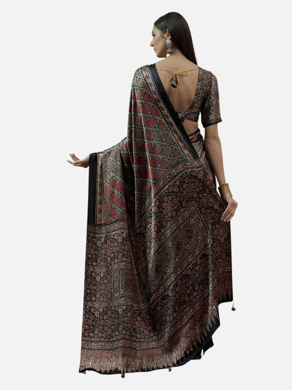 Satinajra Ready To Wear Pocket Saree