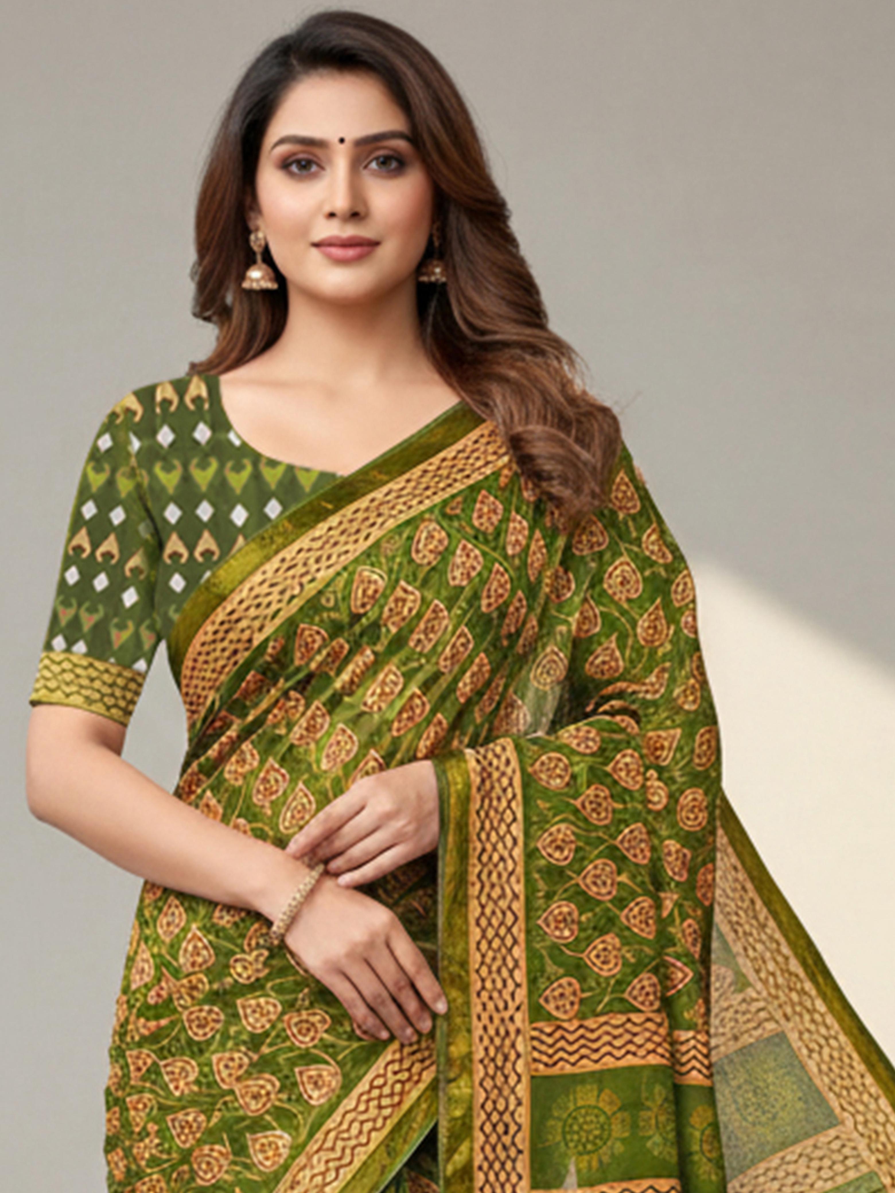 Modal Mul Cotton (F) Ready To Wear Pocket Saree