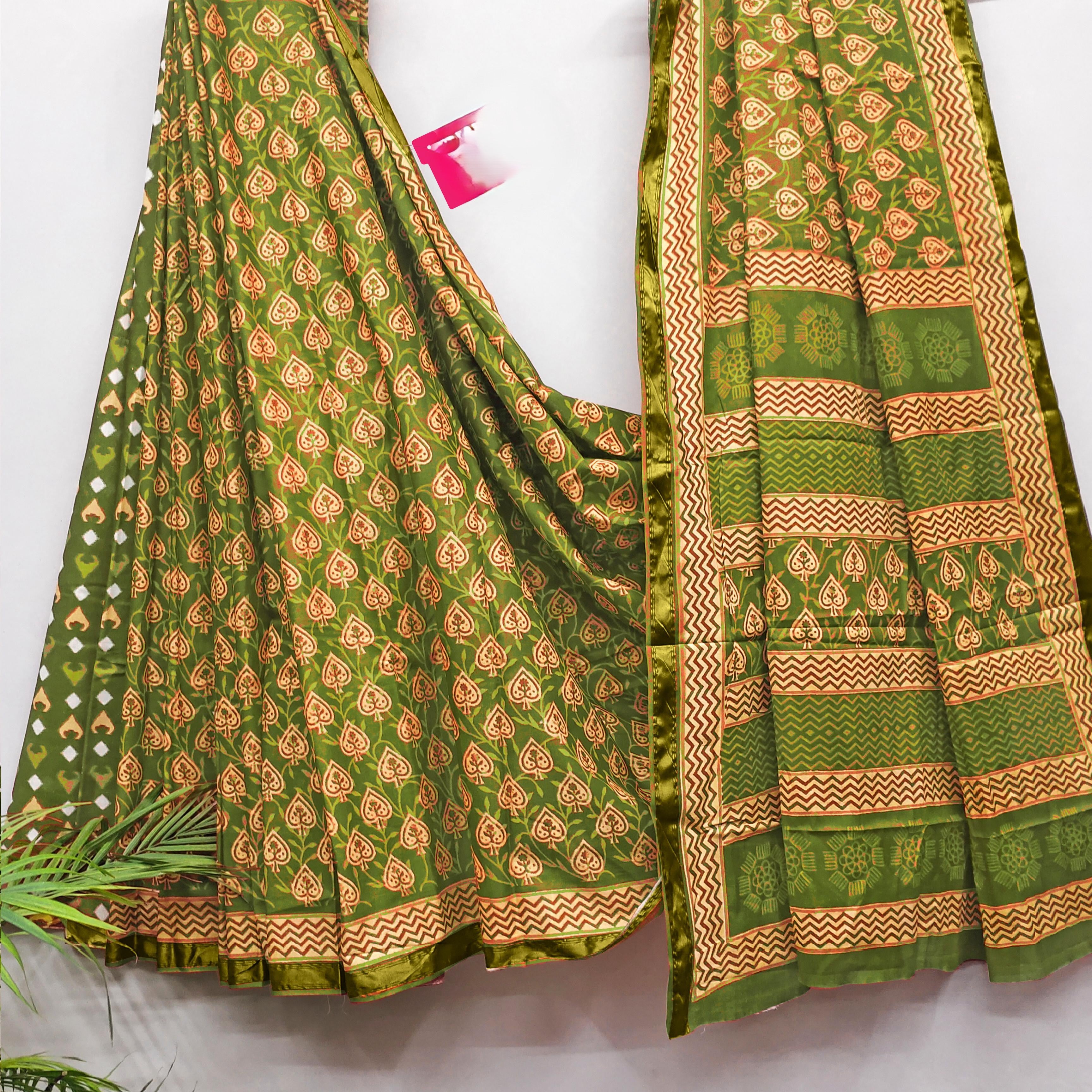 Modal Mul Cotton (F) Ready To Wear Pocket Saree