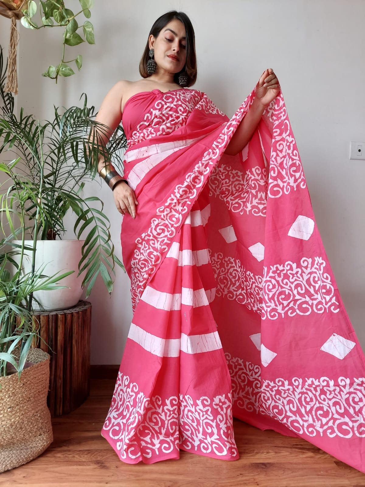 Aangan Mul Cotton (K) Ready To Wear Pocket Saree