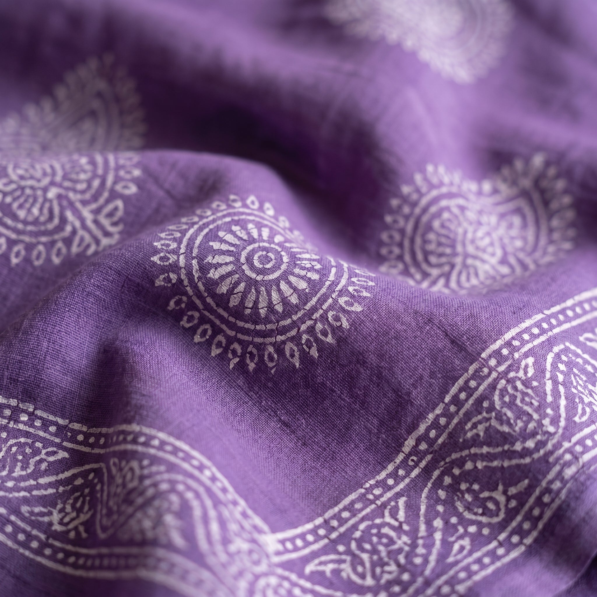 Purple Rain Mul Cotton Ready To Wear Pocket Saree