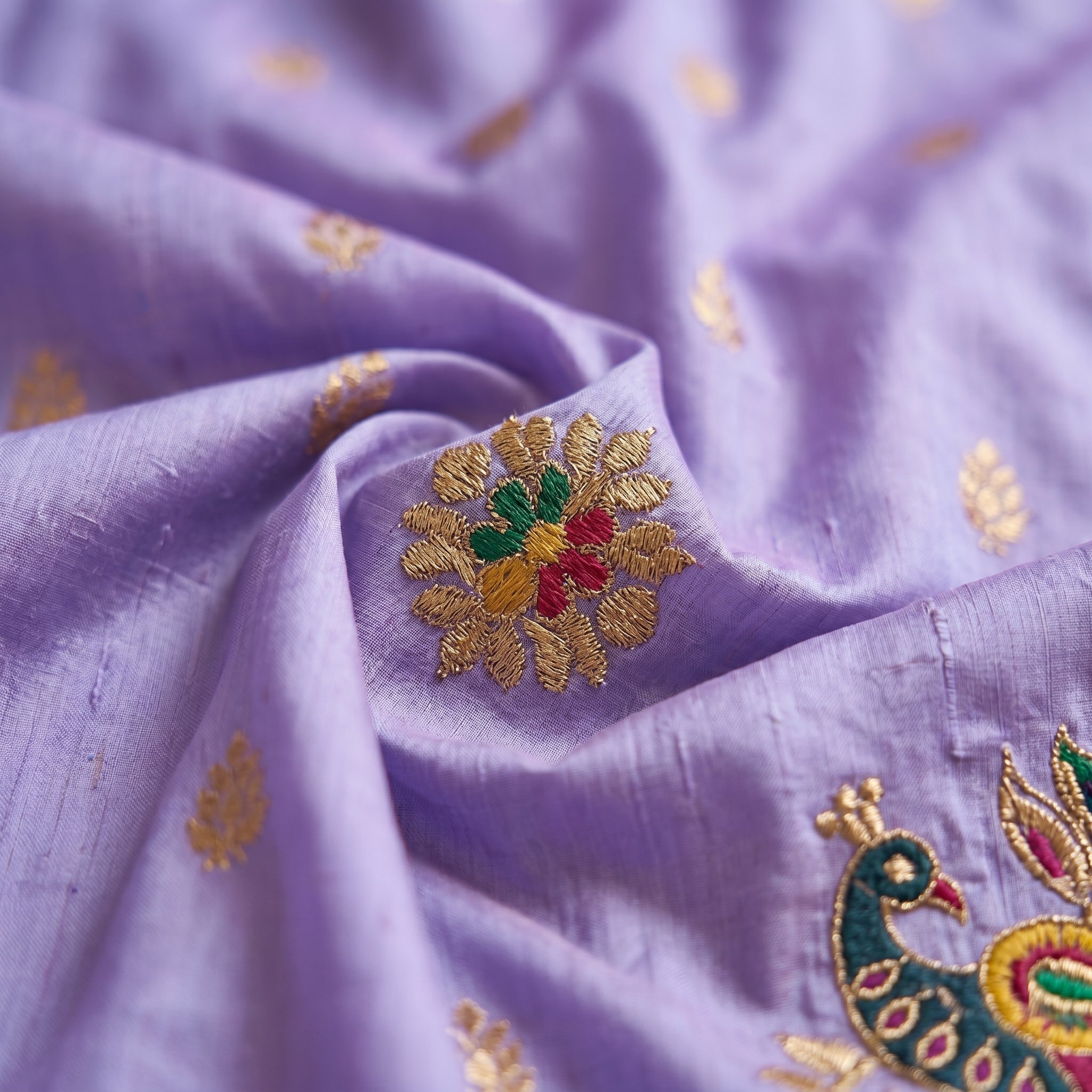 Mayurika Powerloom Paithani Silk (C) Ready To Wear Pocket Saree