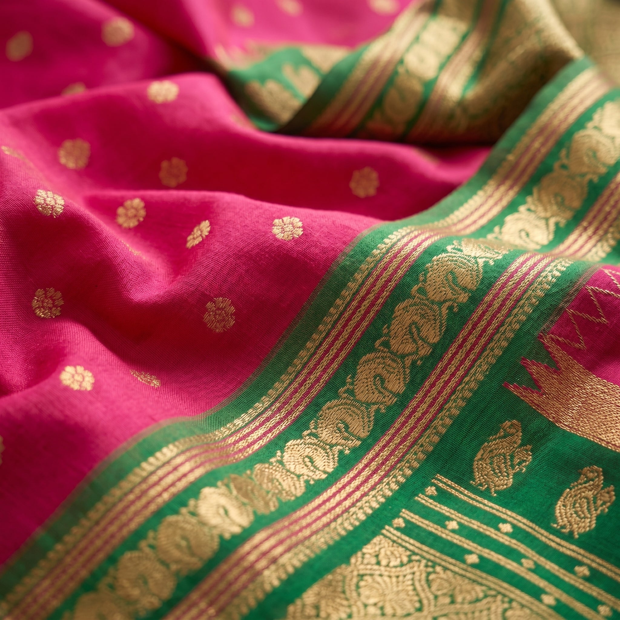 Saaj Silk (C) Ready To Wear Pocket Saree