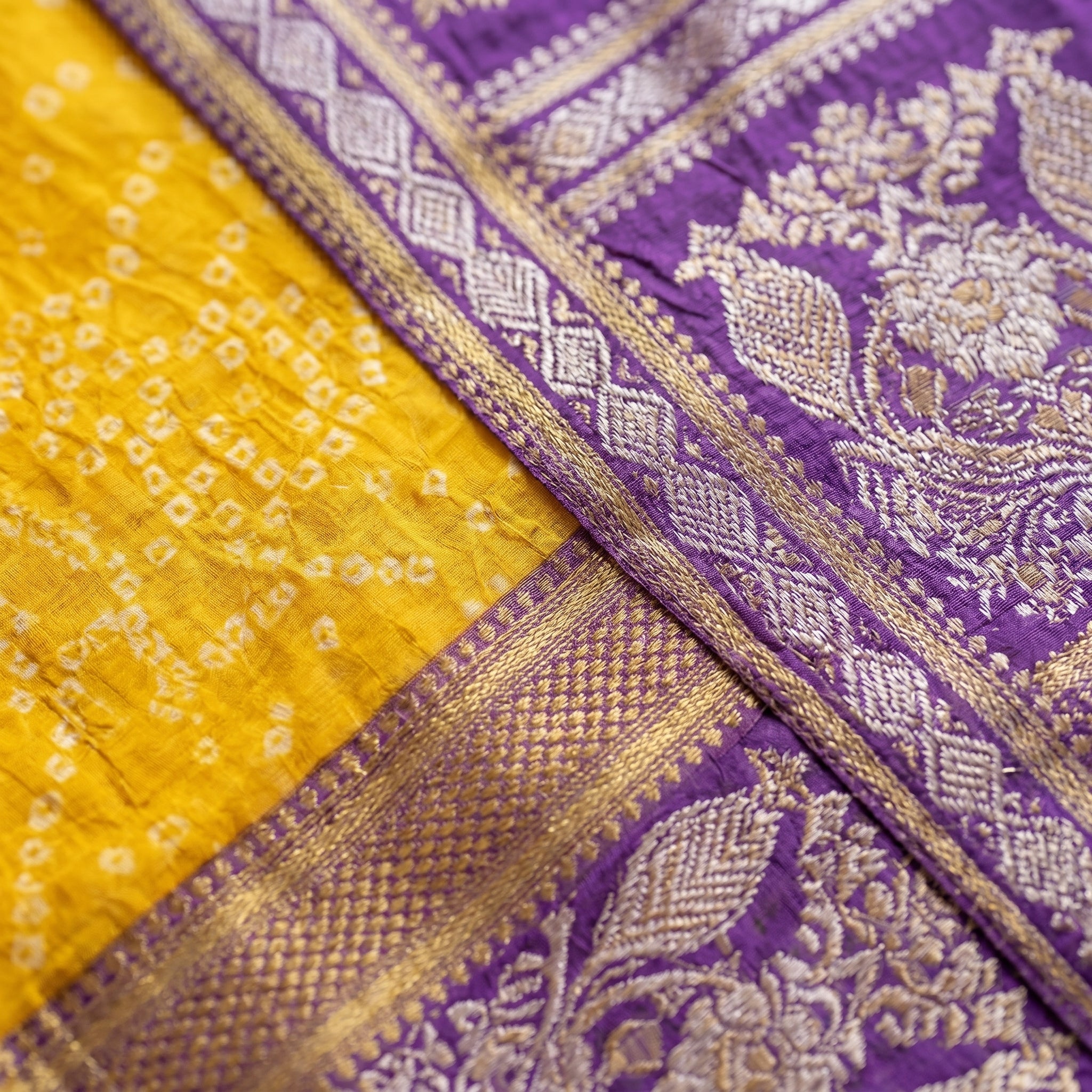 Rangrez Bandhej Cotton (A) Ready To Wear Pocket Saree