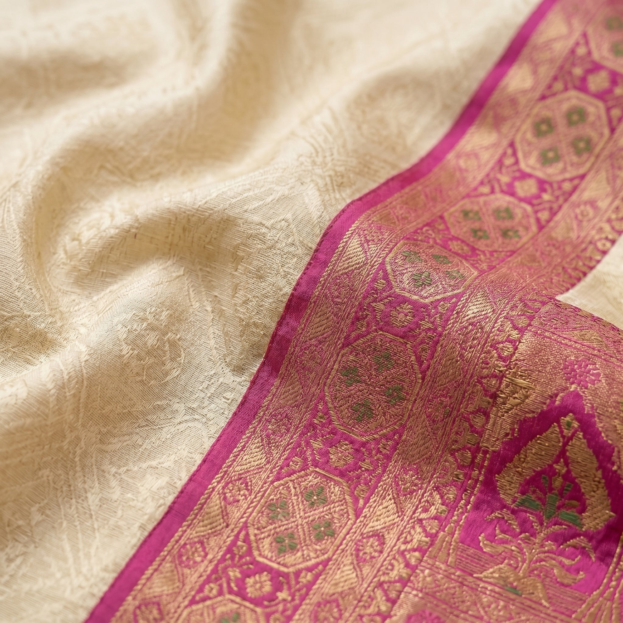 Subtle Splendor Banarasi Silk (A) Ready To Wear Pocket Saree