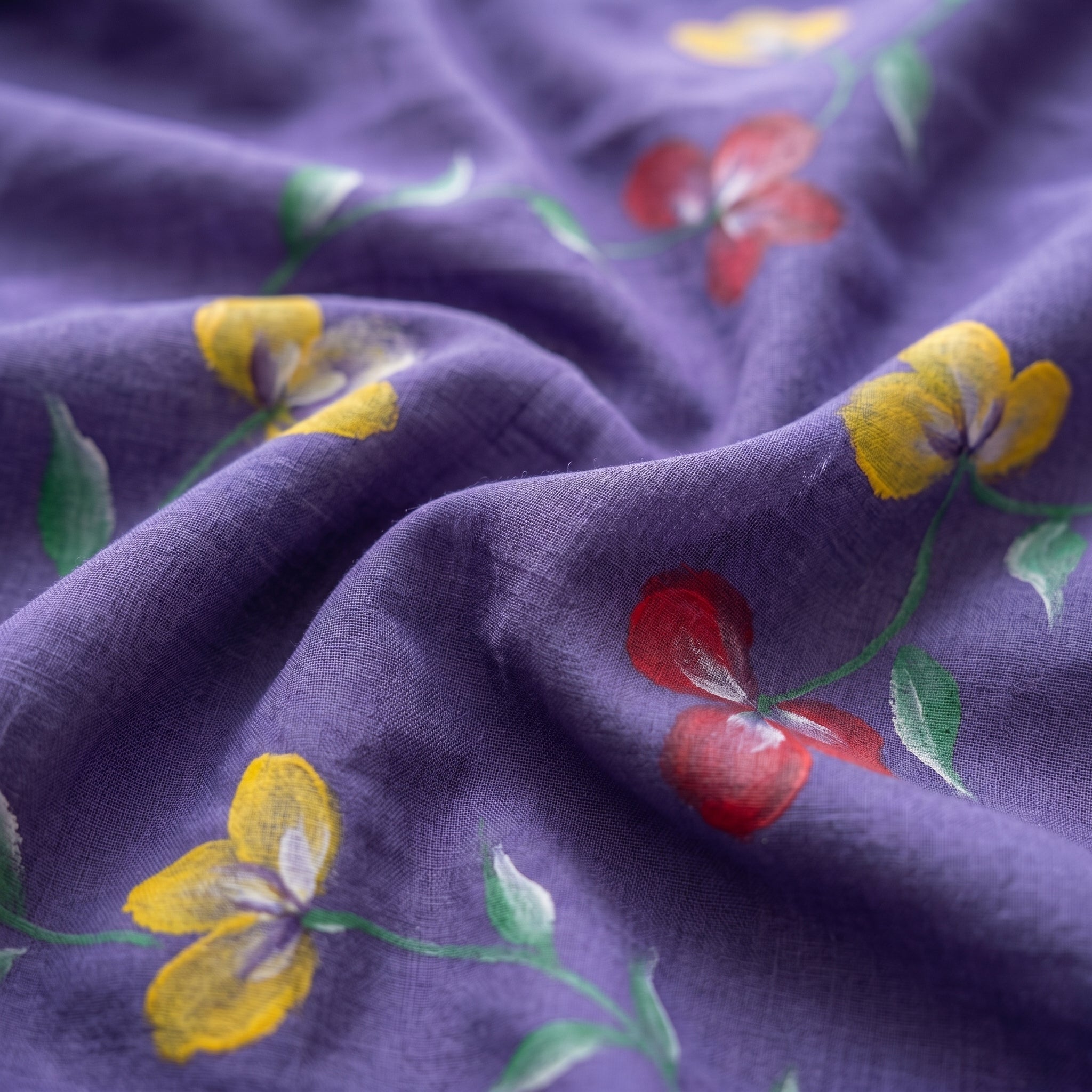 Floral Drift Mul Cotton (A) Ready To Wear Pocket Saree
