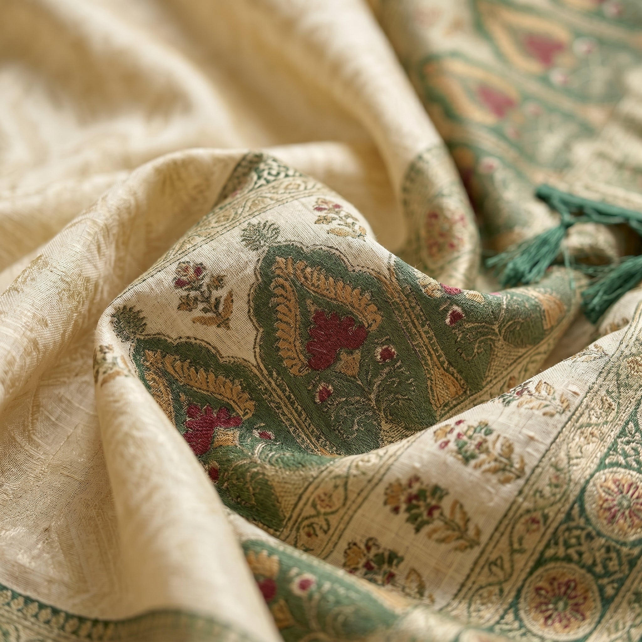Subtle Splendor Banarasi Silk (C) Ready To Wear Pocket Saree