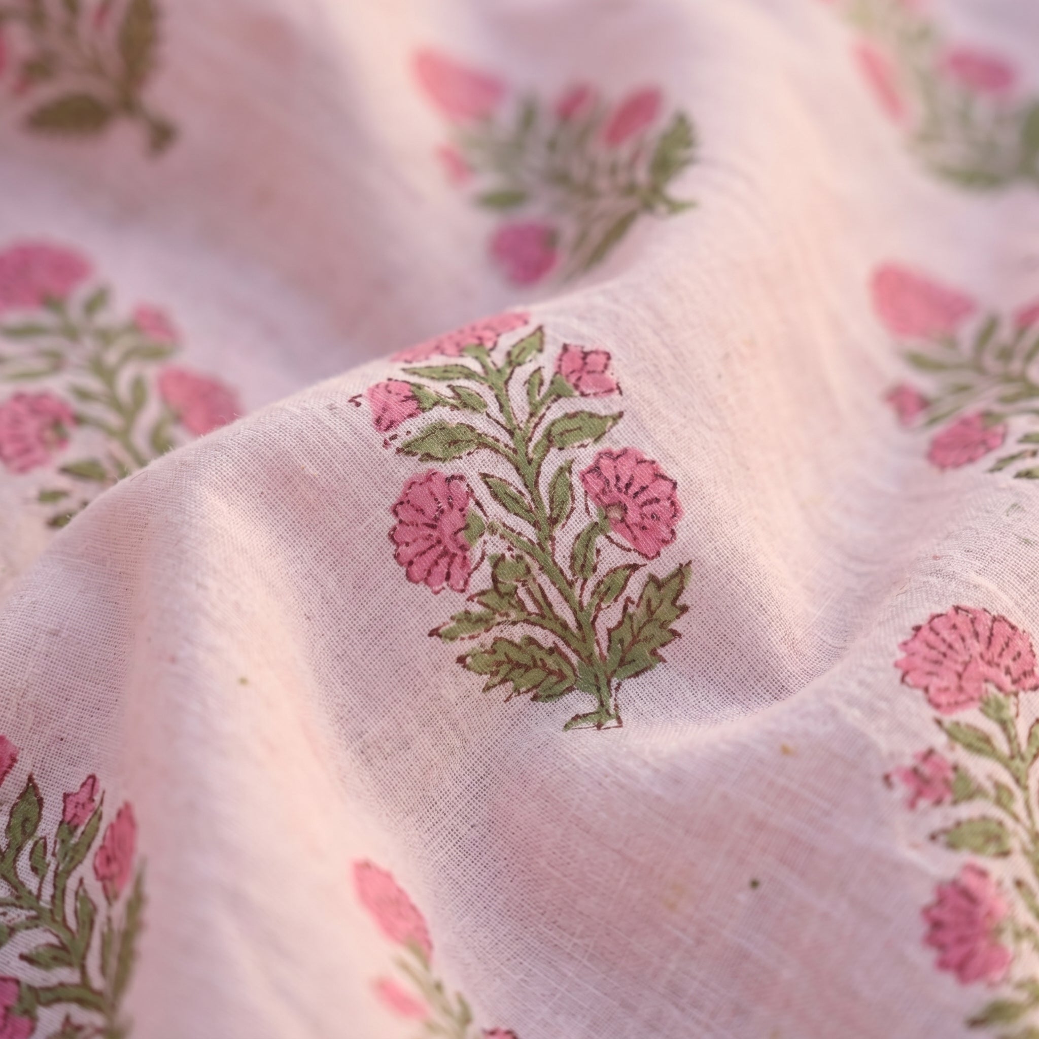 Rosevine Mul Cotton Ready To Wear Pocket Saree