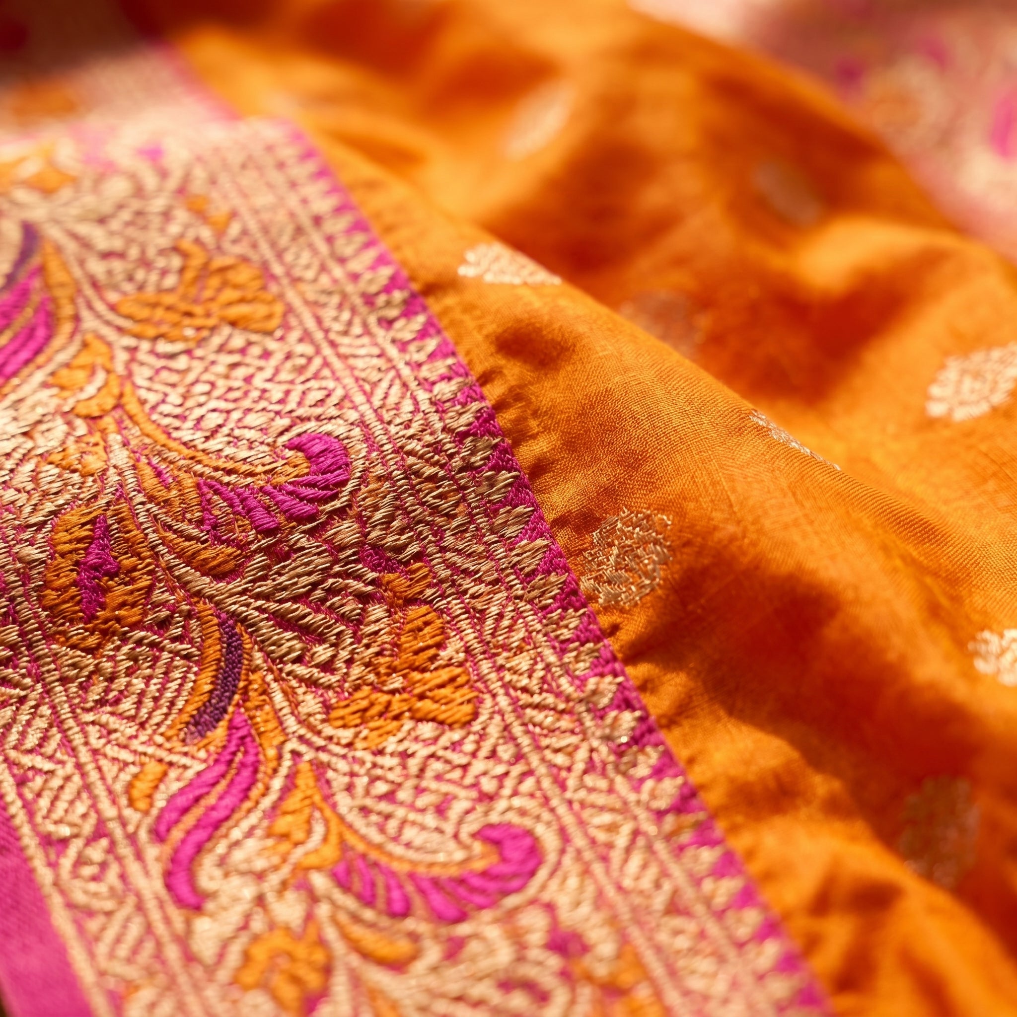 Vihangini Powerloom Paithani Silk (E) Ready To Wear Pocket Saree