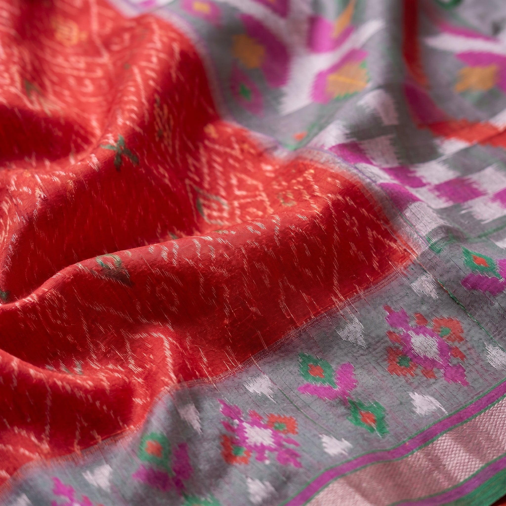 PixelLoom Silk (A) Ready To Wear Pocket Saree