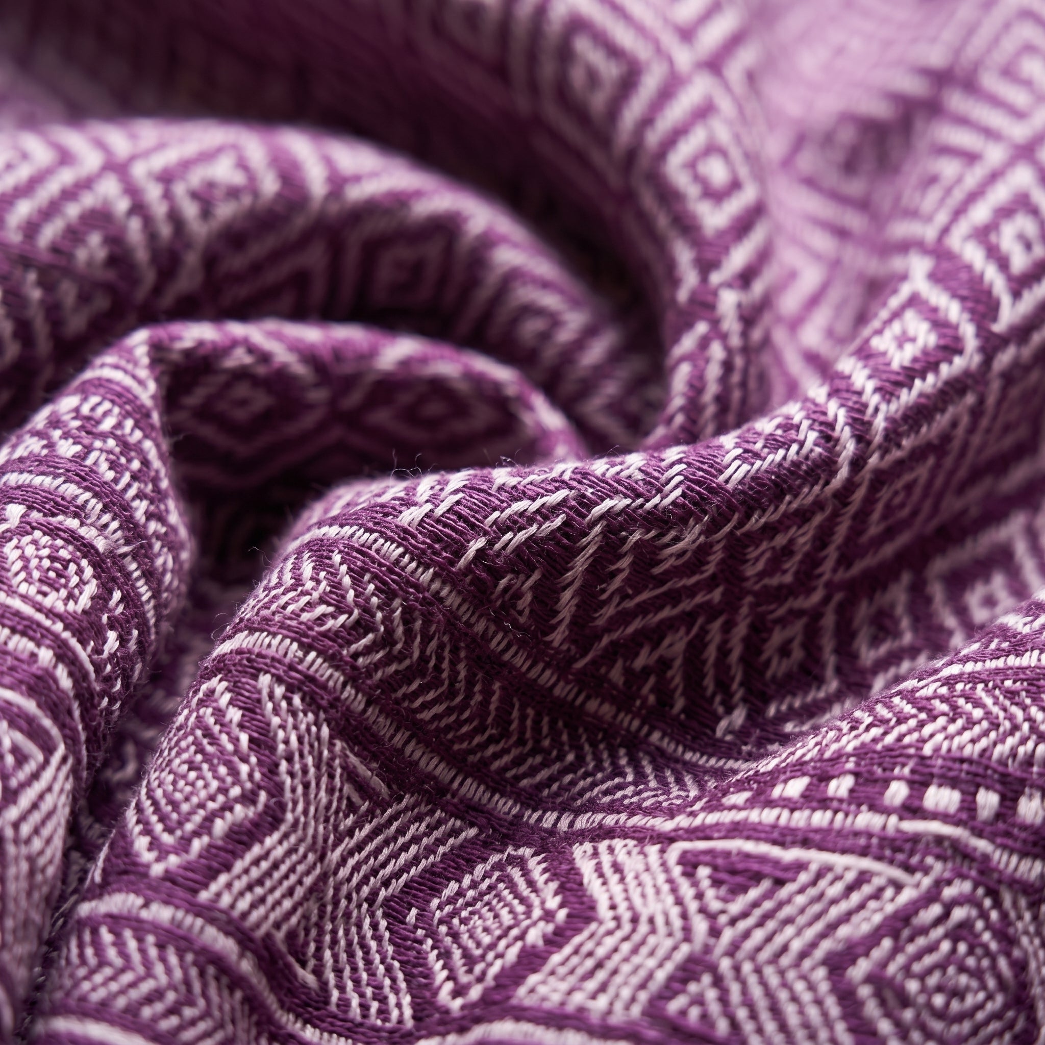 Mulmul Cotton (Purple) Bandhani Printed Ready To Wear Pocket Saree