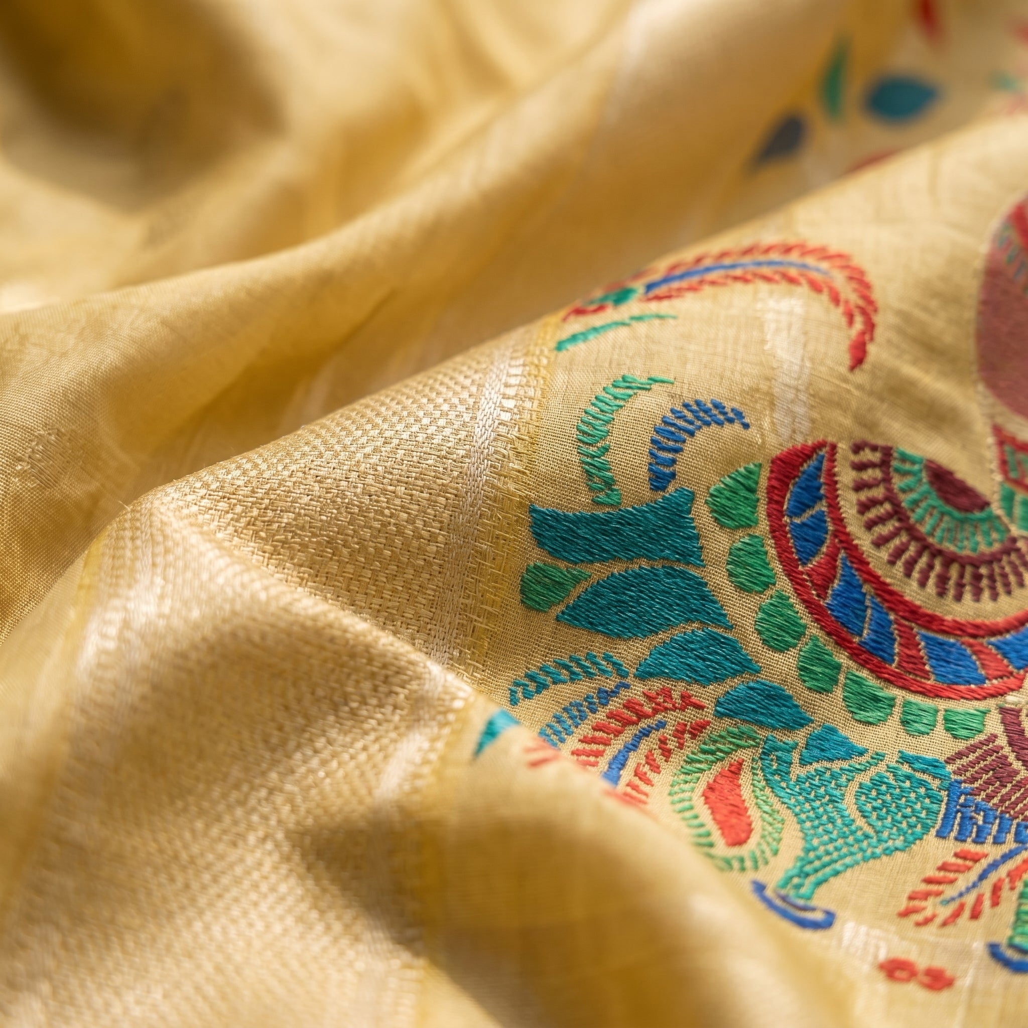 Mayurika Linen Cotton (D) Ready To Wear Pocket Saree