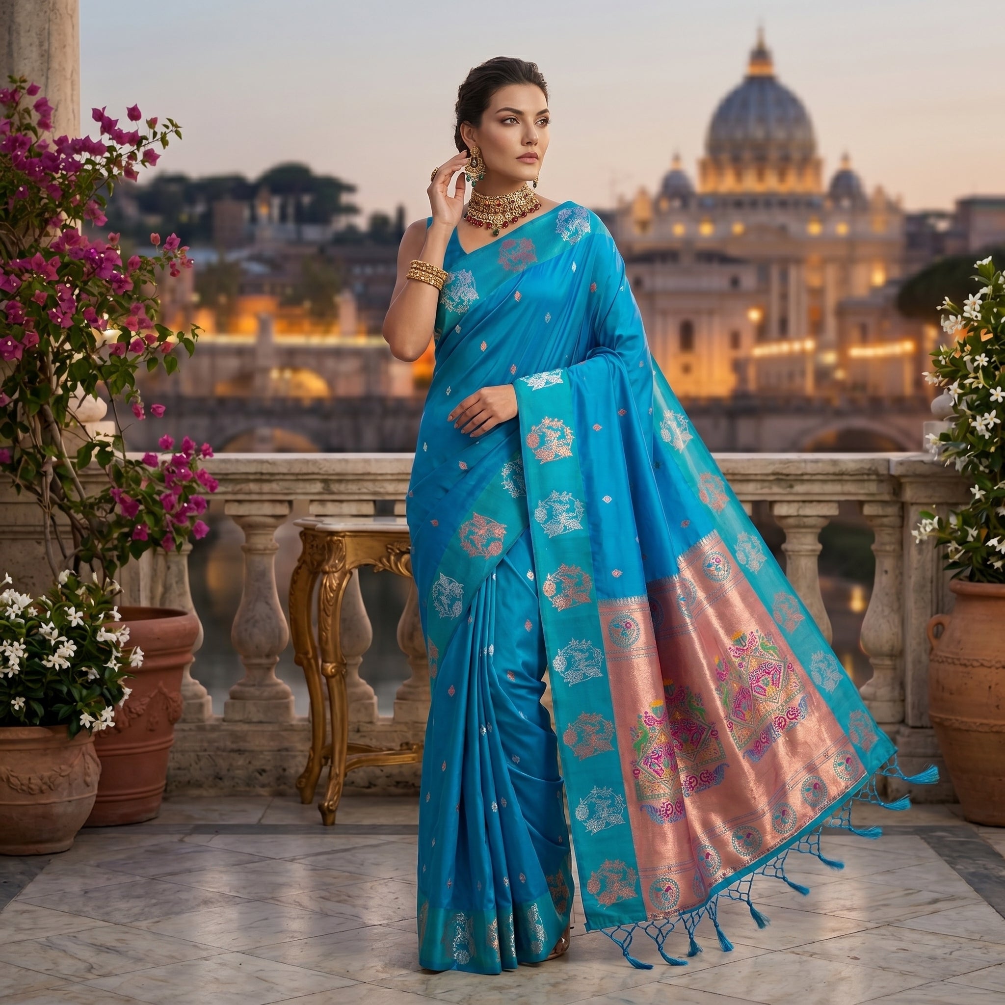 Utsav Aura (H) Ready To Wear Pocket Saree