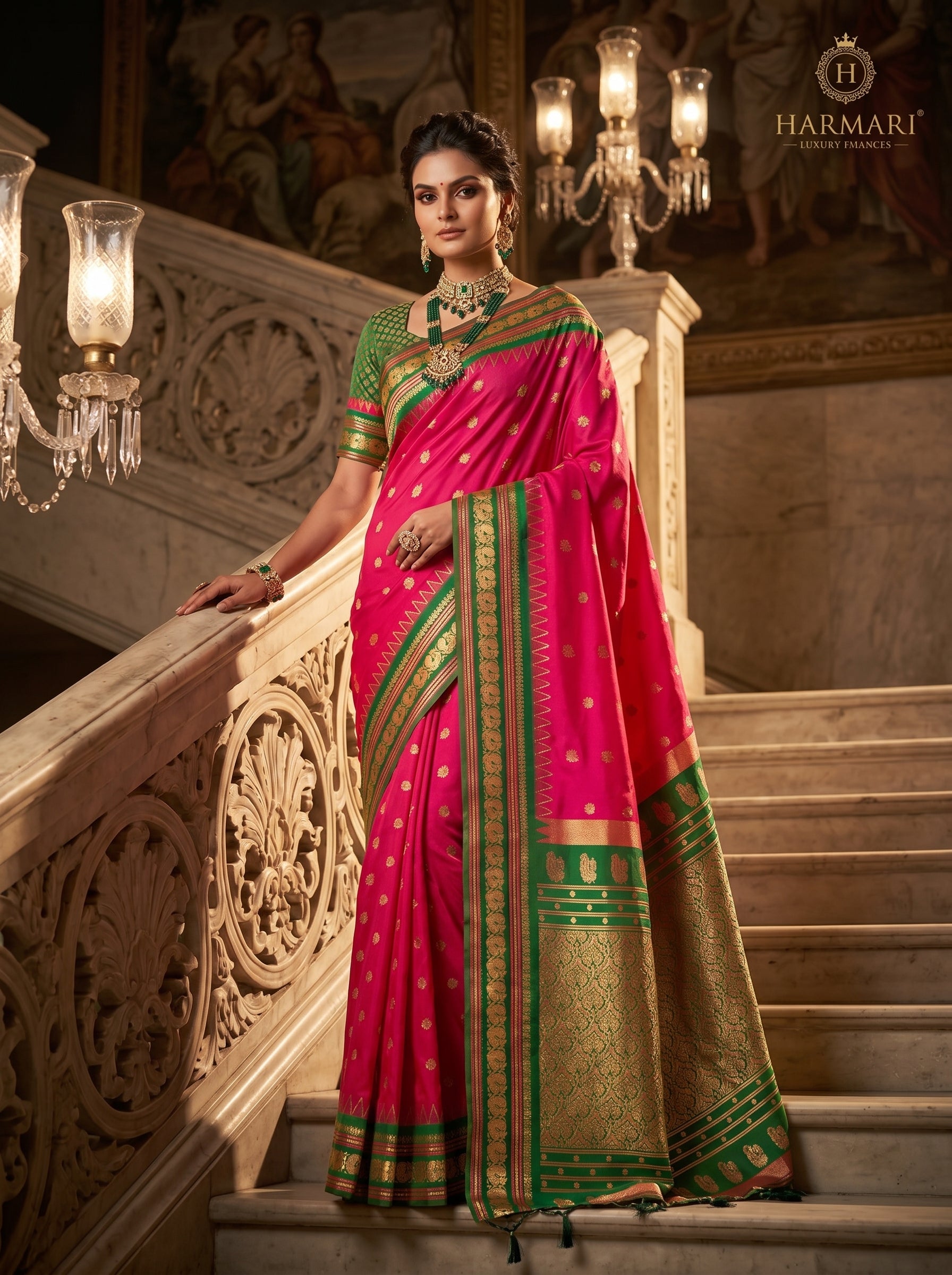 Saaj Silk (C) Ready To Wear Pocket Saree