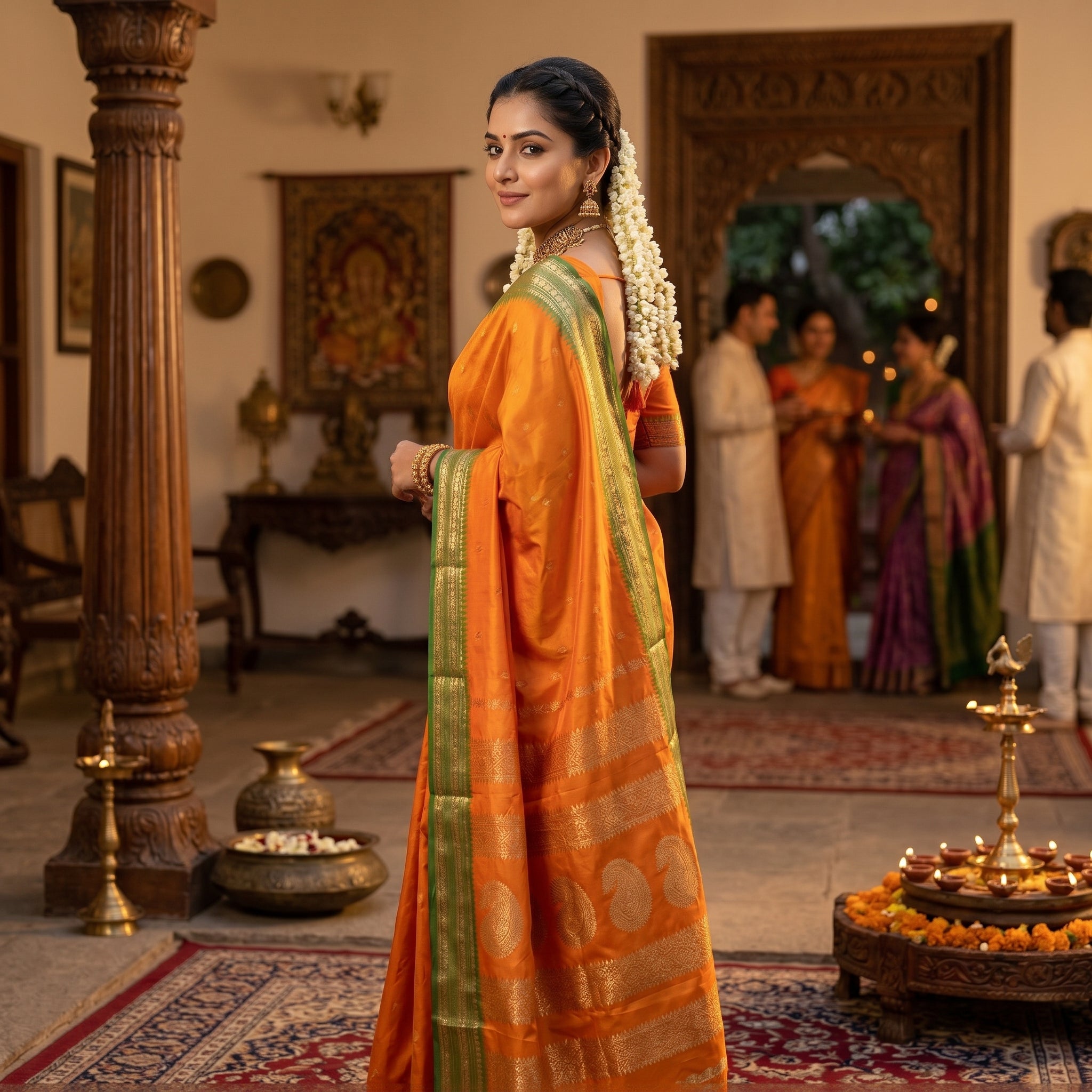 Aranya Silk (A) Ready To Wear Pocket Saree