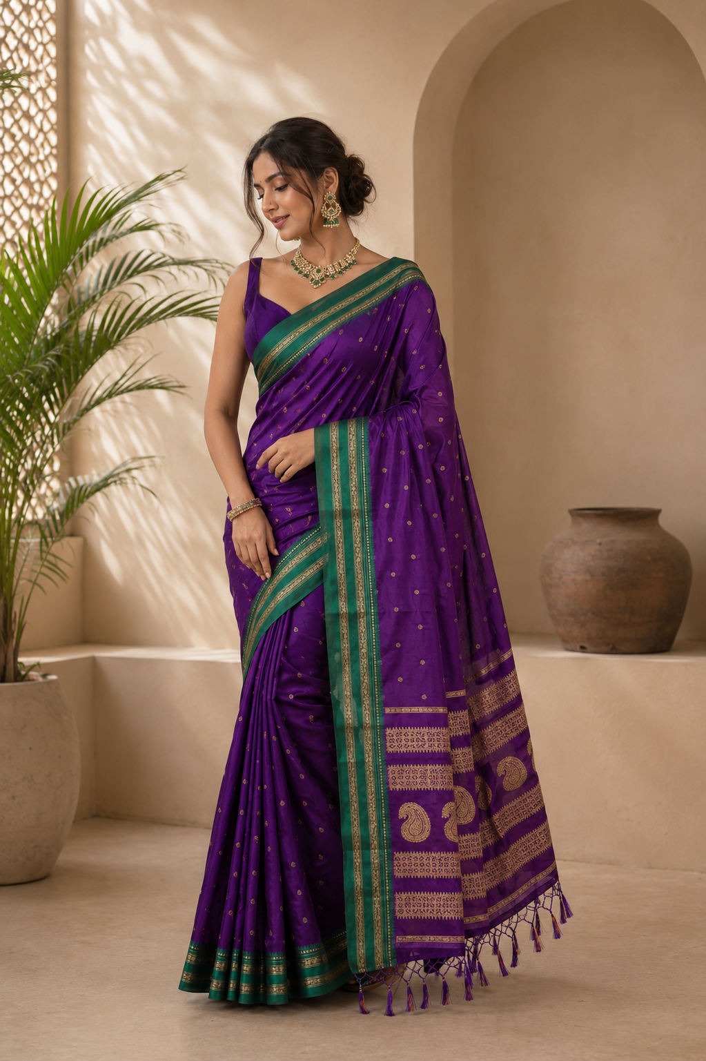 Aranya Silk (B) Ready To Wear Pocket Saree