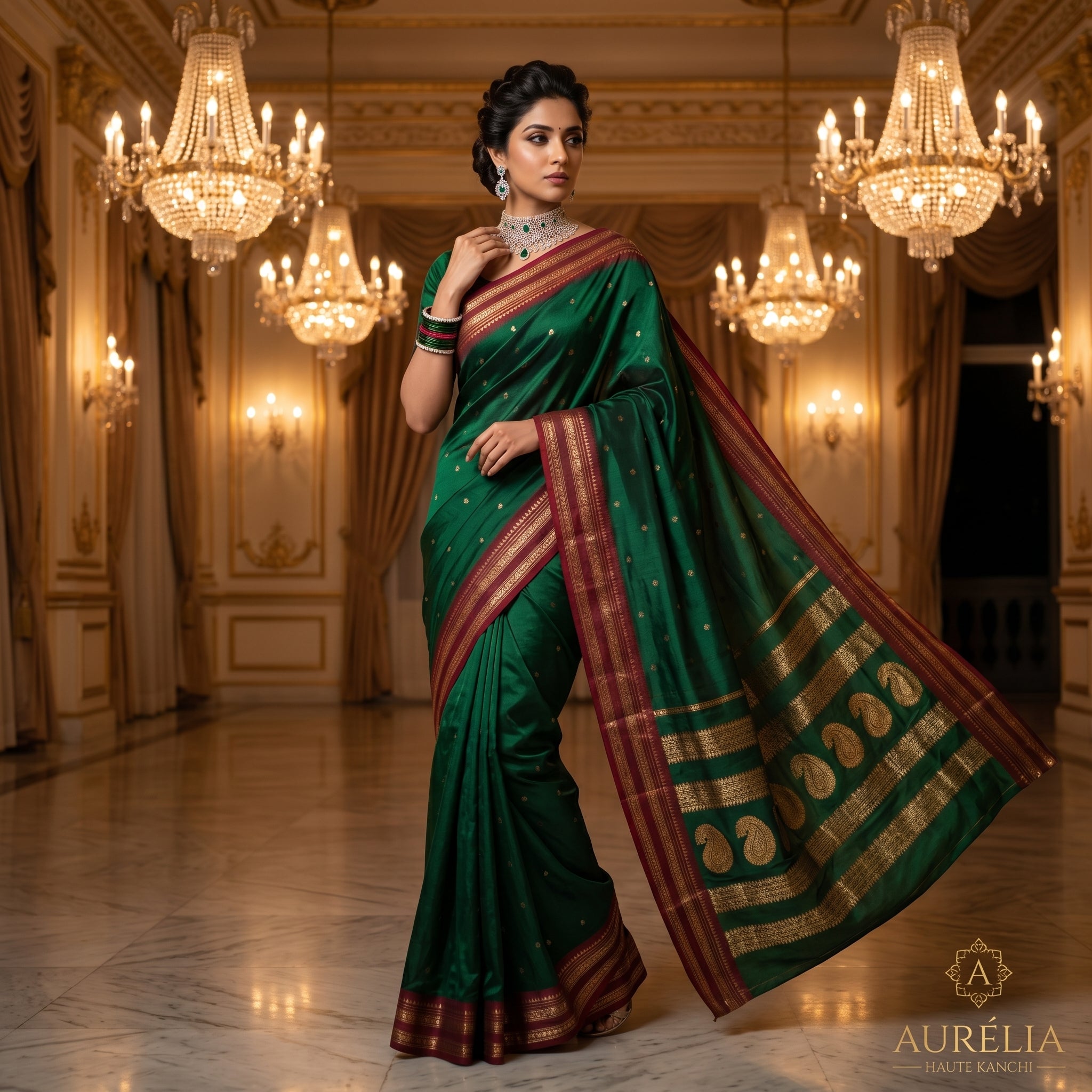 Aranya Silk (C) Ready To Wear Pocket Saree
