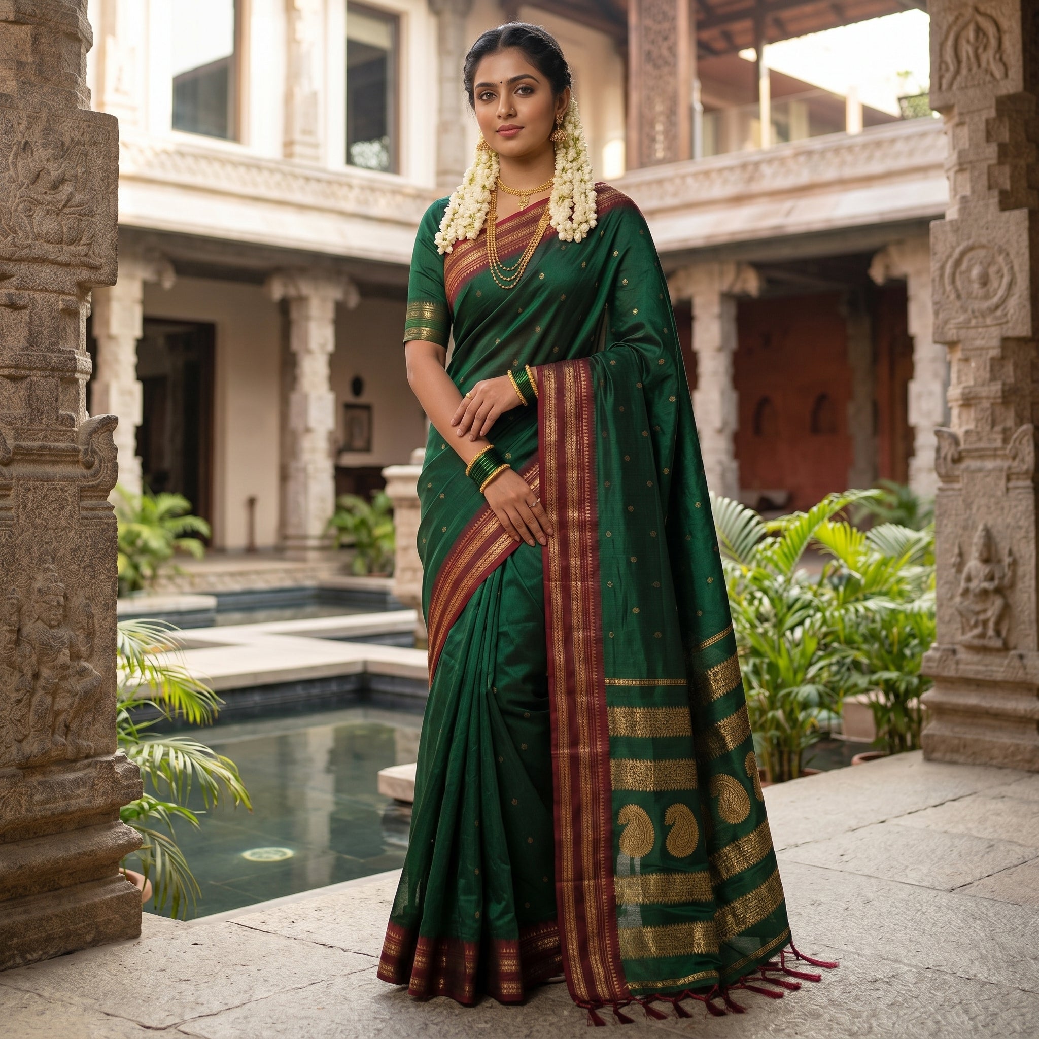 Aranya Silk (C) Ready To Wear Pocket Saree