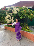 Georgette Hand Block Printed Pocket Saree