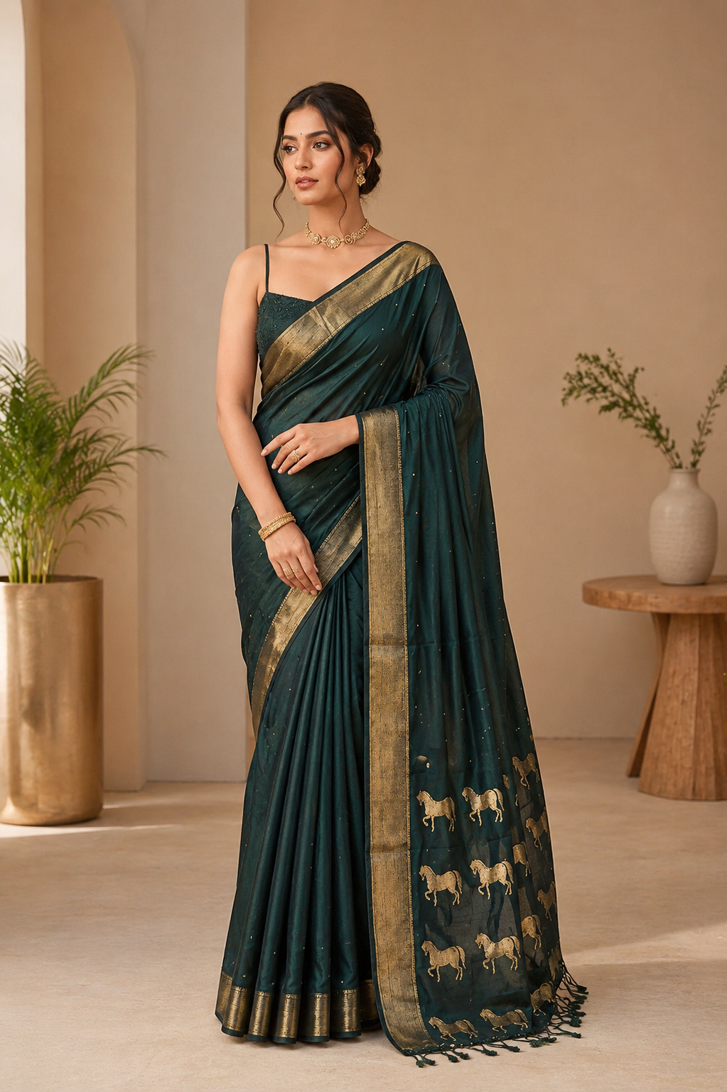 Avyukta Silk (H) Ready To Wear Pocket Saree