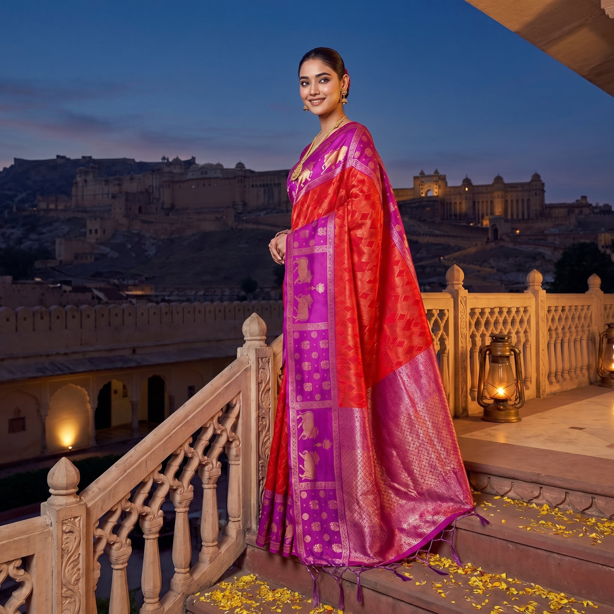 Lyla Silk (E) Ready To Wear Pocket Saree