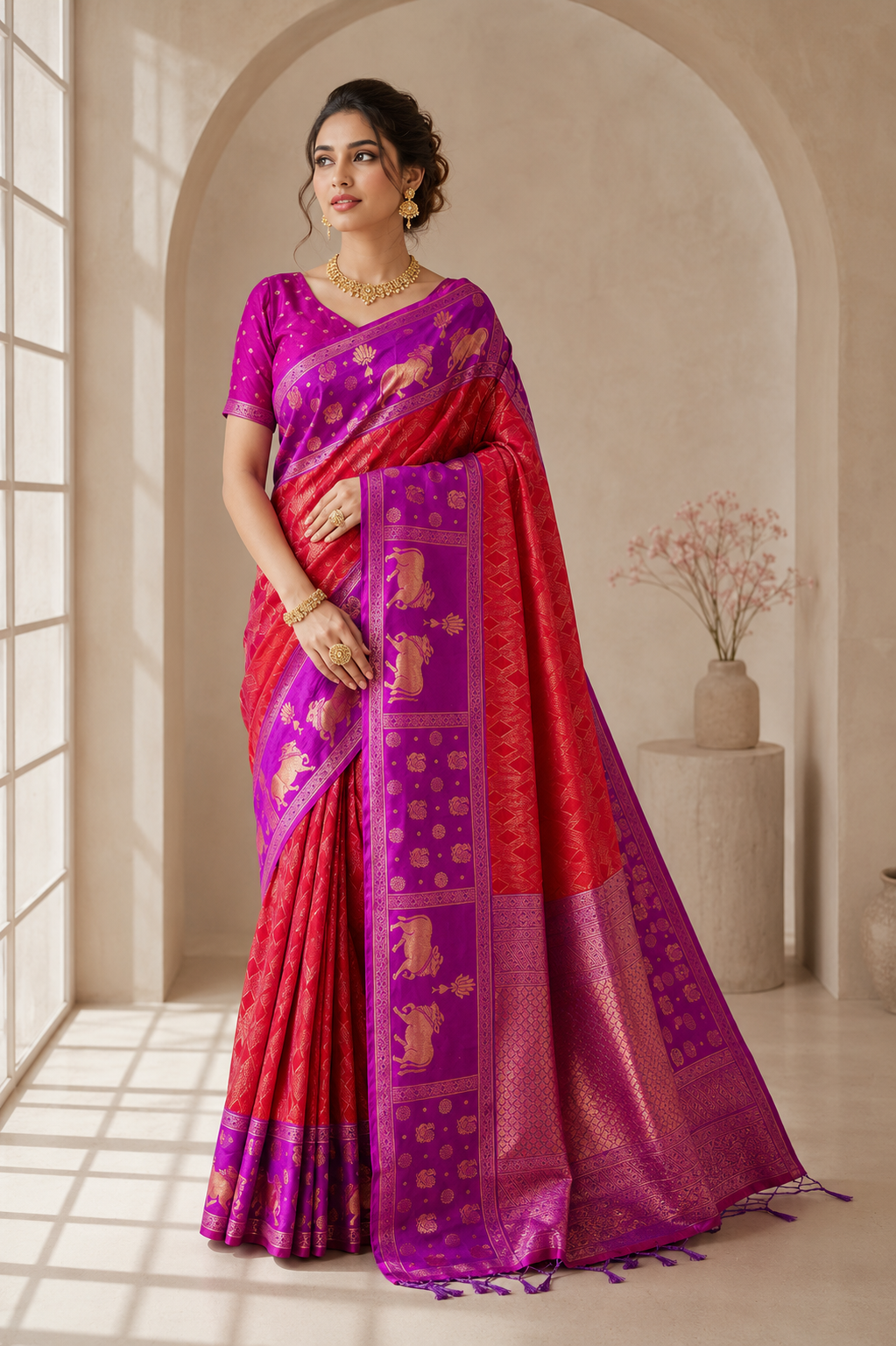 Lyla Silk (E) Ready To Wear Pocket Saree