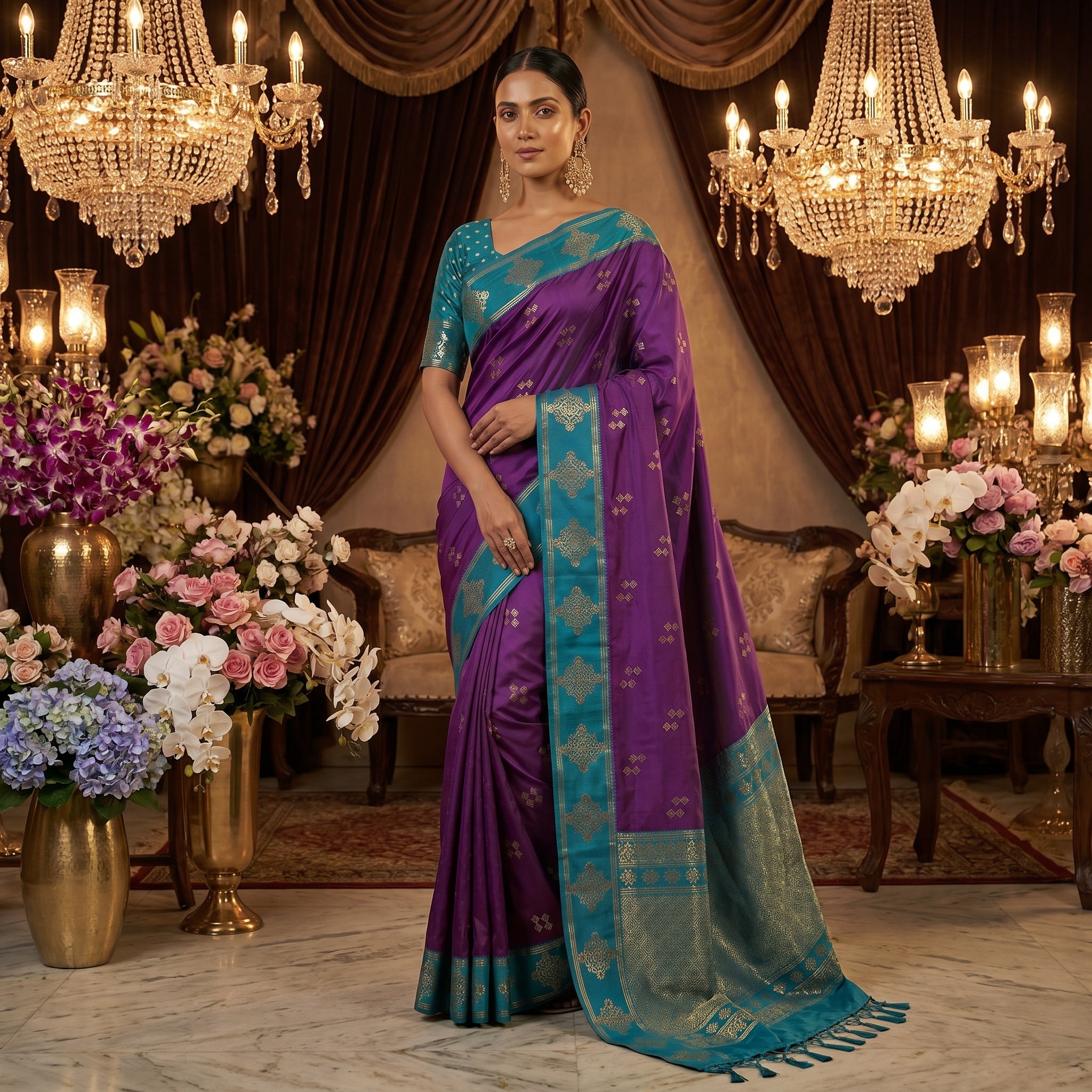 Lavanya Silk (A) Ready To Wear Pocket Saree