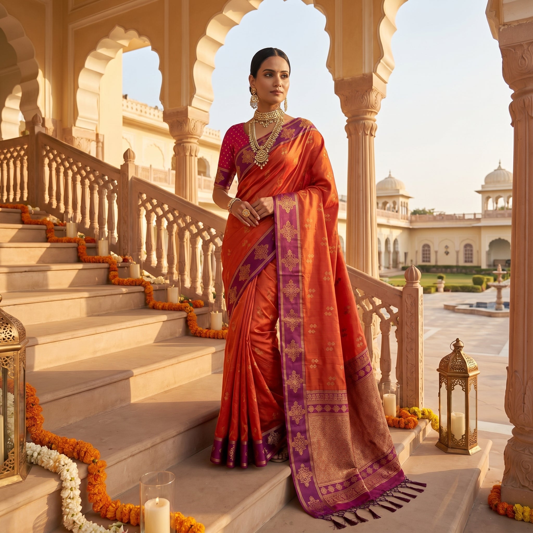 Lavanya Silk (C) Ready To Wear Pocket Saree